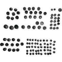 BOLT COVER KIT STANDARD BLACK