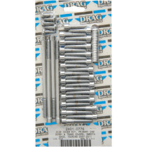 CHROME SOCKET-HEAD SIDE COVER BOLT KIT SMOOTH