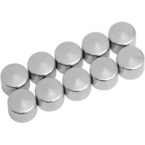 CHROME HEX BOLT/NUT COVER 7/16"