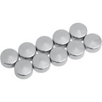 CHROME HEX BOLT/NUT COVER 9/16"