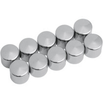 CHROME HEX BOLT/NUT COVER DEEP 9/16"