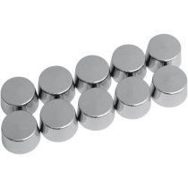 CHROME HEX BOLT/NUT COVER 5/16"