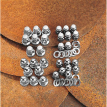 HEAD BOLT SET ACORN CHROME