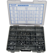 SOCKET-HEAD BOLT ASSORTMENT UNC SMOOTH CHROME