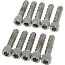 SOCKET-HEAD BOLT 1/4-20X1 KNURLED CHROME