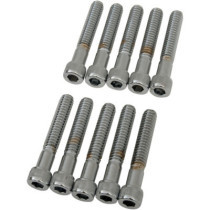 SOCKET-HEAD BOLT 1/4-20X1.5 KNURLED CHROME