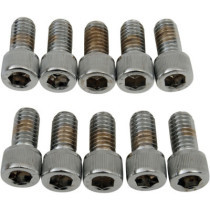 SOCKET-HEAD BOLT 5/16-18X0.625 KNURLED CHROME