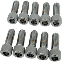 SOCKET-HEAD BOLT 5/16-18X0.875 KNURLED CHROME