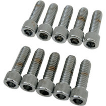 SOCKET-HEAD BOLT 5/16-18X1 KNURLED CHROME