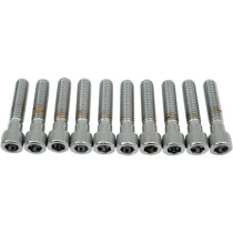 SOCKET-HEAD BOLT 3/8-16X1.75 KNURLED CHROME