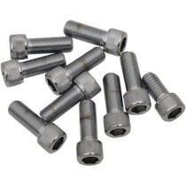 SOCKET-HEAD BOLT 3/8-24X1 KNURLED CHROME