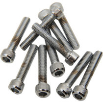 SOCKET-HEAD BOLT 8-32X0.875 KNURLED CHROME