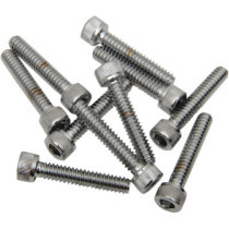 SOCKET-HEAD BOLT 10-24X0.75 KNURLED CHROME