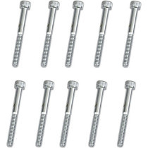 SOCKET-HEAD BOLT 10-24X1.75 KNURLED CHROME