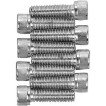 CHROME SOCKET-HEAD LIFTER BASE BOLT KIT KNURLED