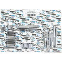 CHROME SOCKET-HEAD MOTOR BOLT KIT SMOOTH