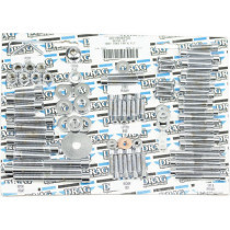 CHROME SOCKET-HEAD MOTOR BOLT KIT SMOOTH