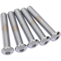 BUTTON-HEAD BOLT 3/8-16X2 CHROME