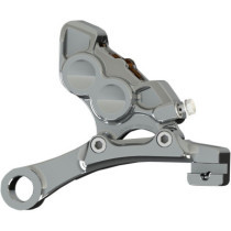 BRAKE CALIPER 4-PISTON REAR CHROME