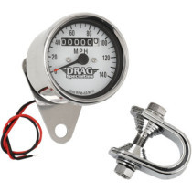 2.4" MECHANICAL SPEEDOMETER 2240:60 CHROME WHITE FACE