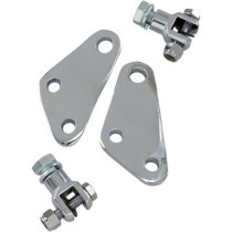 PASSENGER FOOTPEG BRACKET SET W/ CLEVIS CHROME