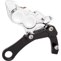 CALIPER REAR 4 PIST0N CHROME M8 SOFTAIL