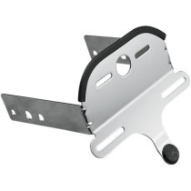 LICENSE PLATE/TAILLIGHT BRACKET CHROME FOR QUICKBOB FENDER