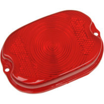 REPLACEMENT TAILLIGHT LENS RED 55-72