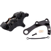 CALIPER REAR 6 PIST0N ALL BLACK M8 SOFTAIL