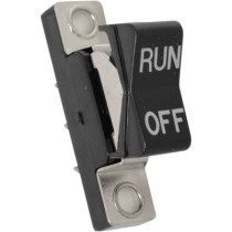 ROCKER SWITCH RUN/OFF BLACK