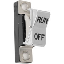 ROCKER SWITCH RUN/OFF CHROME