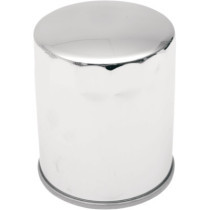 SPIN-ON OIL FILTER W/ MAGNETIC RING CHROME 3.25"