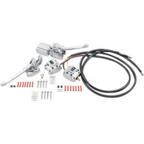 HANDLEBAR CONTROL KITS WITH SWITCHES CHROME