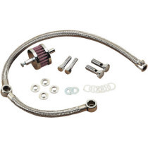 BRAIDED HOSE CRANKCASE BREATHER KIT