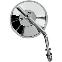 MIRROR ROUND 4" W/ ADJUSTABLE STEM CHROME