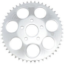 REAR CHAIN SPROCKET DISHED 49T STEEL/CHROME