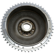 BRAKE DRUM/SPROCKET SET CHROME