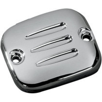 HANDLEBAR MASTER CYLINDER COVER GROOVE CHROME