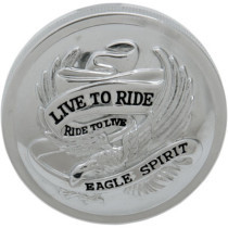 GAS CAP LIVE-TO-RIDE 3" NON-VENTED CHROME