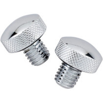 SEAT BOLT KNURLED CHROME 1/2"-13X0.625"