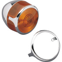 TURN SIGNAL LENS TRIM RINGS CHROME