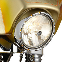 HEADLIGHT FIRE RING CHROME