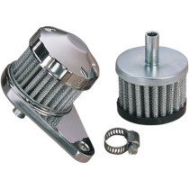 CRANKCASE BREATHER FILTER CHROME