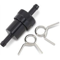 FUEL FILTER ALUMINIUM BLACK