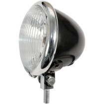 SPOTLAMP ASSEMBLY BATES STYLE 11,5cm BLACK WITH CHROME BEZEL