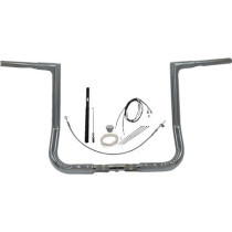 Handlebar Kit - Flat Top - 14" - Chrome