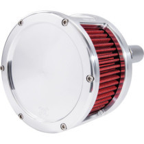 Air Cleaner - BA Race Series - Raw - Solid Cover - Red - M8