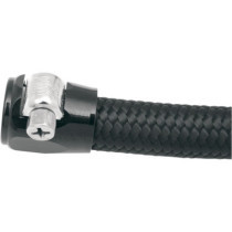 FUEL/OIL HOSE FINISHER FOR -06/-07 HOSE ALUMINIUM BLACK MAX-Ø: 13,90mm