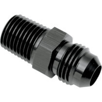 ADAPTER STRAIGHT JIC/NPT -6-1/8 ALUMINUM BLACK