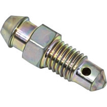 BRAKE CALIPER BLEED NIPPLE 1/4-28 ZINC